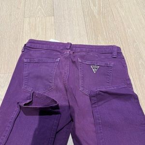 Purple Guess Jeans. Sz 27